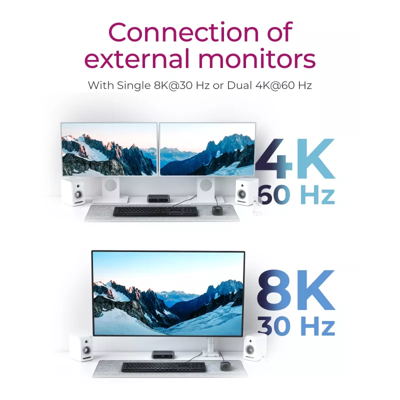 ICY BOX IB-HUB801-TB4 Thunderbolt 4 40000 Mbit/s antrasiitti, musta