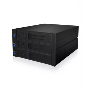 ICY BOX IB-573SSK-12G 8,89 cm (3,5 tuuman) taustalevy musta