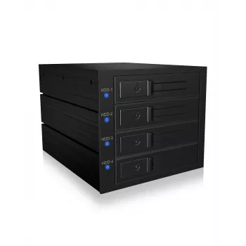 ICY BOX IB-574SSK-12G 8,89 cm (3,5 tuuman) taustalevy musta