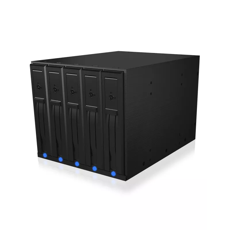 ICY BOX IB-575SSK-12G 8,89 cm (3,5 tuuman) taustalevy musta