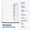 Linksys AX5400 Whole Home Mesh WiFi 6 Dual-Band -järjestelmä, 2 kpl:n pakkaus