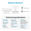 Linksys Velop Micro 6 Mesh -järjestelmä – Dual-Band WiFi 6 AX3000 (3 kpl:n pakkaus)