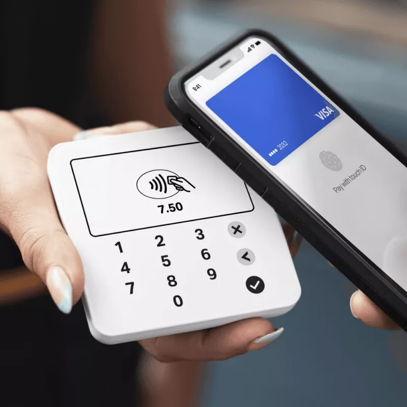 SumUp Solo Lite älykäs kortinlukija akku Bluetooth valkoinen