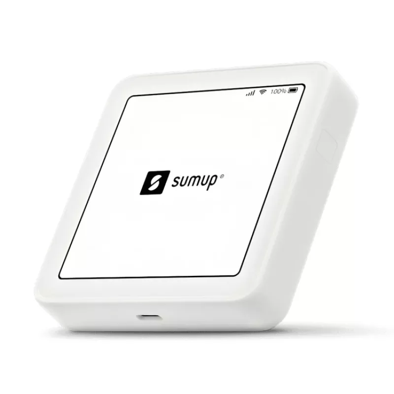 SumUp Solo älykortinlukija akku Wi-Fi valkoinen