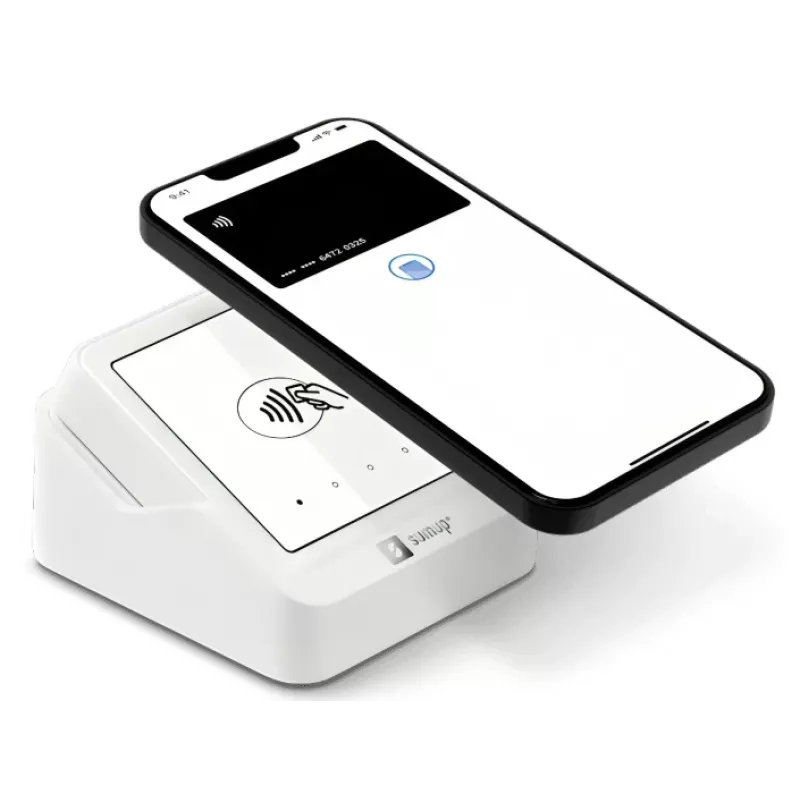 SumUp Solo älykortinlukija akku Wi-Fi valkoinen