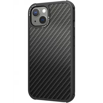 Hama Robust Real Carbon puhelinkotelo 15,5 cm (6,1 tuumaa) kotelo musta