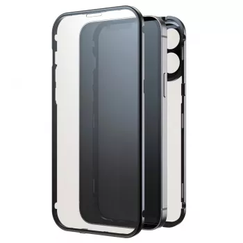 Hama 360° Glas puhelinkotelo suojus musta iPhone 15 Pro Max 6,7