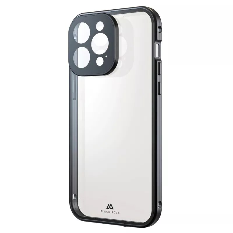 Hama 360° Glas puhelinkotelo suojus musta iPhone 15 Pro Max 6,7