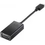 HP USB-C-VGA-sovitin, musta, Kiina, Windows 10, Windows 11, ChromeOS, Business, 0 - 40 °C
