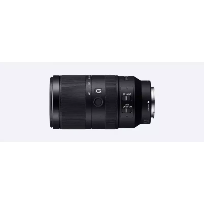 Sony E 70-350 mm F4.5-6.3 G OSS kameraobjektiivit, musta