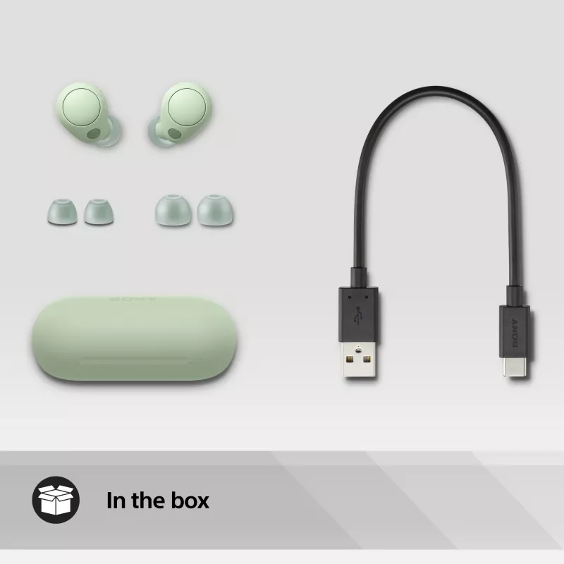 Sony WF-C700N kuulokkeet True Wireless Stereo (TWS) in-ear puhelut/musiikki Bluetooth vihreä