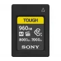CFexpress tyyppi A -muistikortti Sony CEA-M960T — 960 GB, luku 800 MB/s, kirjoitus 700 MB/s, pölyn-/iskun-/kosteudenkestävä
