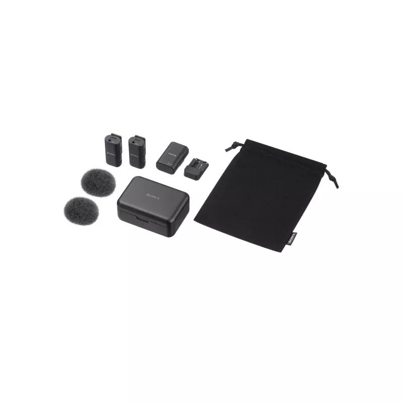 Mikrofoni Sony ECM-W3 musta digitaalinen kameramikrofoni
