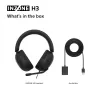 Langalliset over-ear-kuulokkeet Sony INZONE H3 – musta, malli MDRG300B.CE7