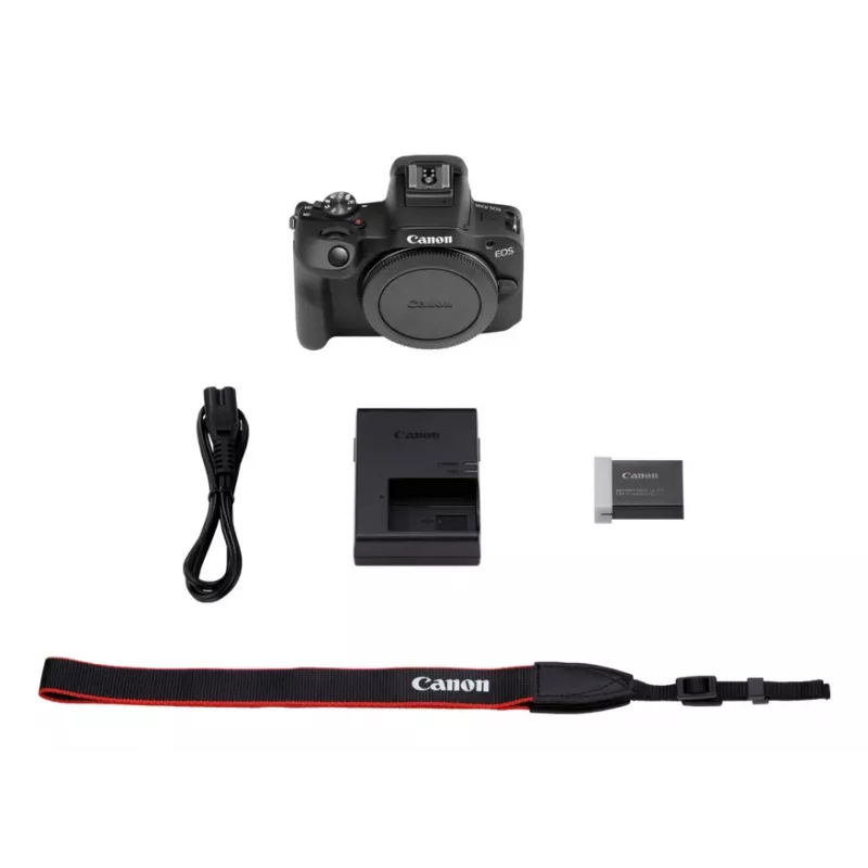 Peilitön kamerarunko Canon EOS R100, 24,1 MP CMOS, 6000×4000, 4K, musta