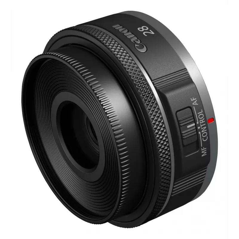 Canon laajakulma RF 28 mm F2.8 STM kameraobjektiivi, musta