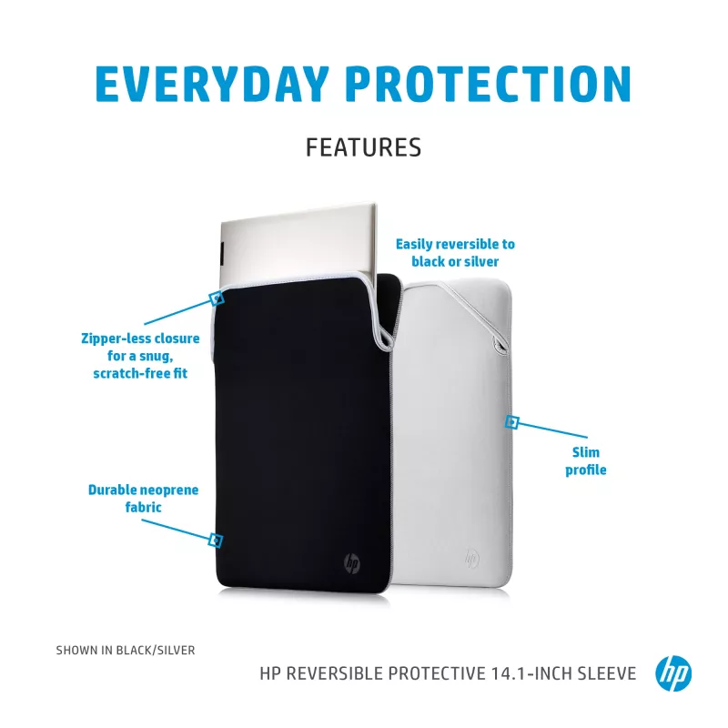 HP Reversible Protective 14,1 tuuman Geo kannettavan tietokoneen suojakotelo, 160 g