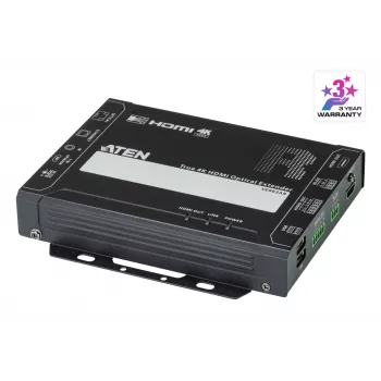 ATEN True 4K HDMI optinen vastaanotin (4K@300m (K1, MM) / 10km (K2, SM))