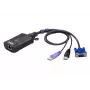 ATEN USB VGA KVM over IP Mini, 1920 x 1200 pikseliä, Ethernet LAN, 3,47 W, musta, violetti