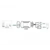 ATEN USB VGA KVM over IP Mini, 1920 x 1200 pikseliä, Ethernet LAN, 3,47 W, musta, violetti