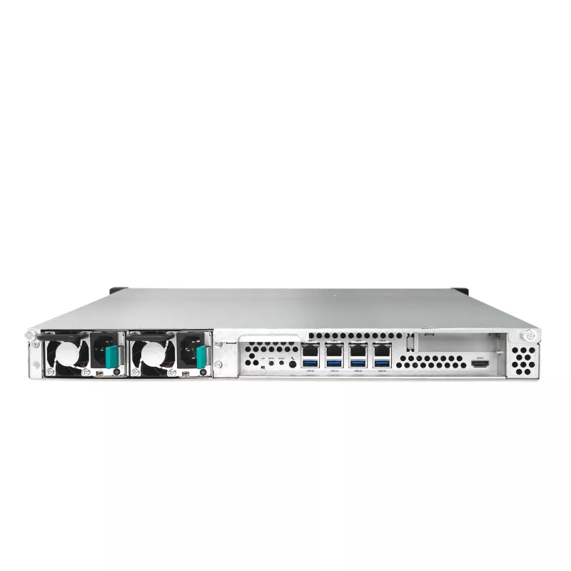 Origin Storage Rackmount 1U 4+2 Bay Intel Core i3 3,9 GHz kaksiytiminen CPU 8 GB DDR4-RAM (max. 64 GB)