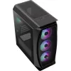 Aerocool Aero One Mini Frost Mini Tower musta