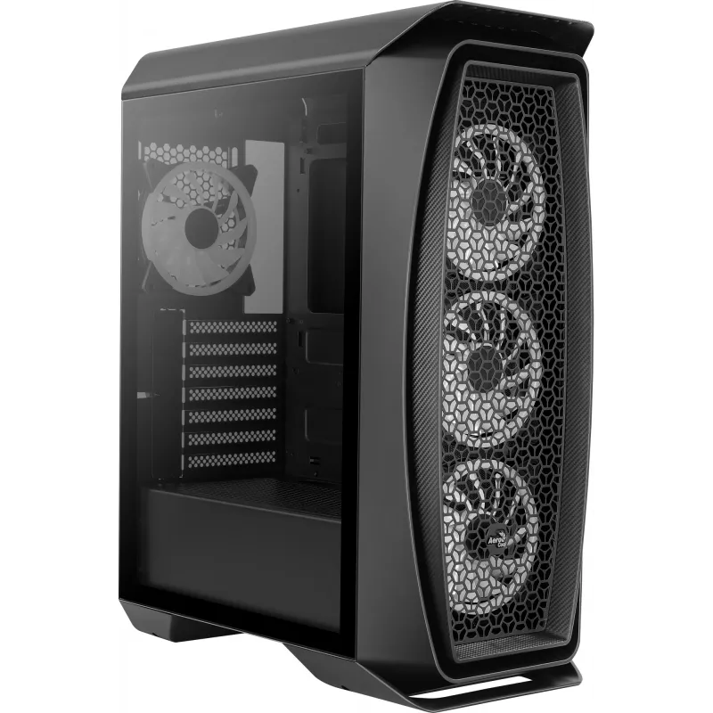 Aerocool Aero One Duo ATX-tietokonekotelo 4x ARGB-tuuletin 12 cm + etusäleikkö