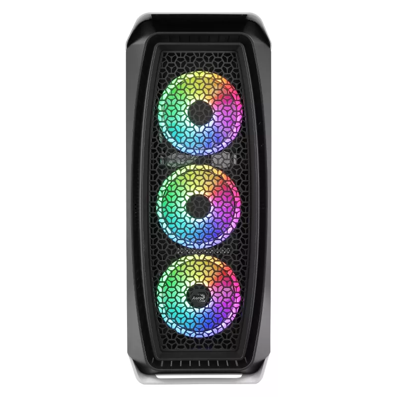 Aerocool AEROONEDUOWHV1 pelikotelo ATX 4xARGB-tuuletin valkoinen