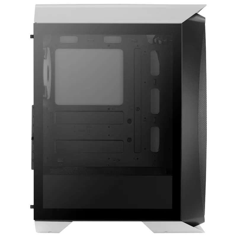 Aerocool AEROONEDUOWHV1 pelikotelo ATX 4xARGB-tuuletin valkoinen