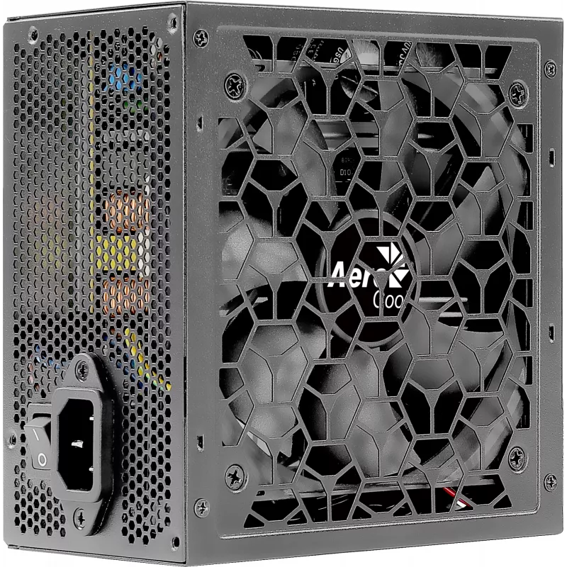 Tietokoneen virtalähde AEROCOOL AEROB750 750W 80 PLUS Bronze ei-modulaarinen 230V hiljainen musta
