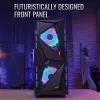 Aerocool Glider karkaistu lasi musta