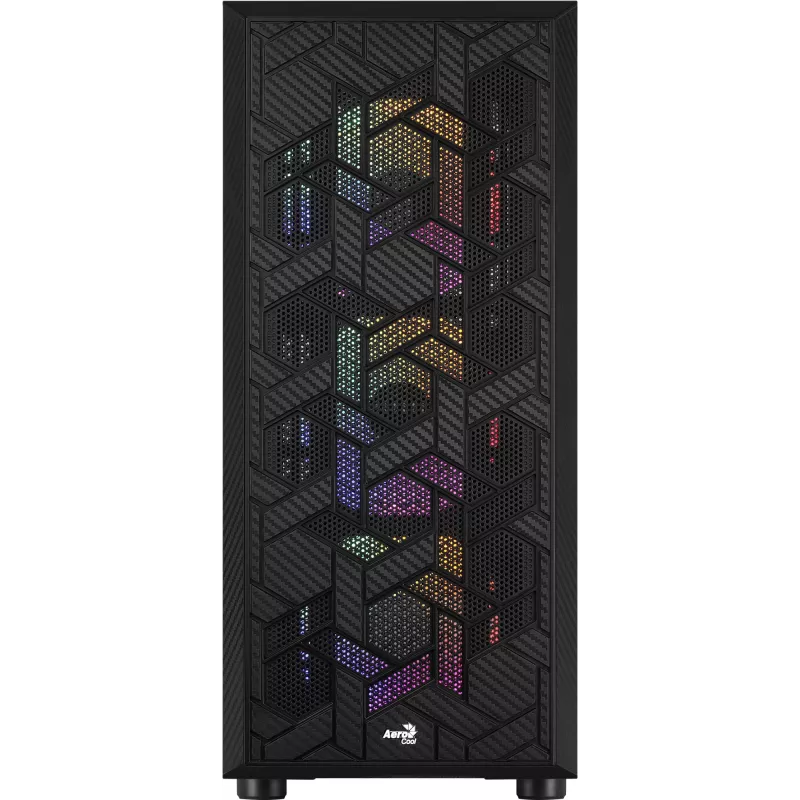 Aerocool Hive FRGB Midi Tower musta