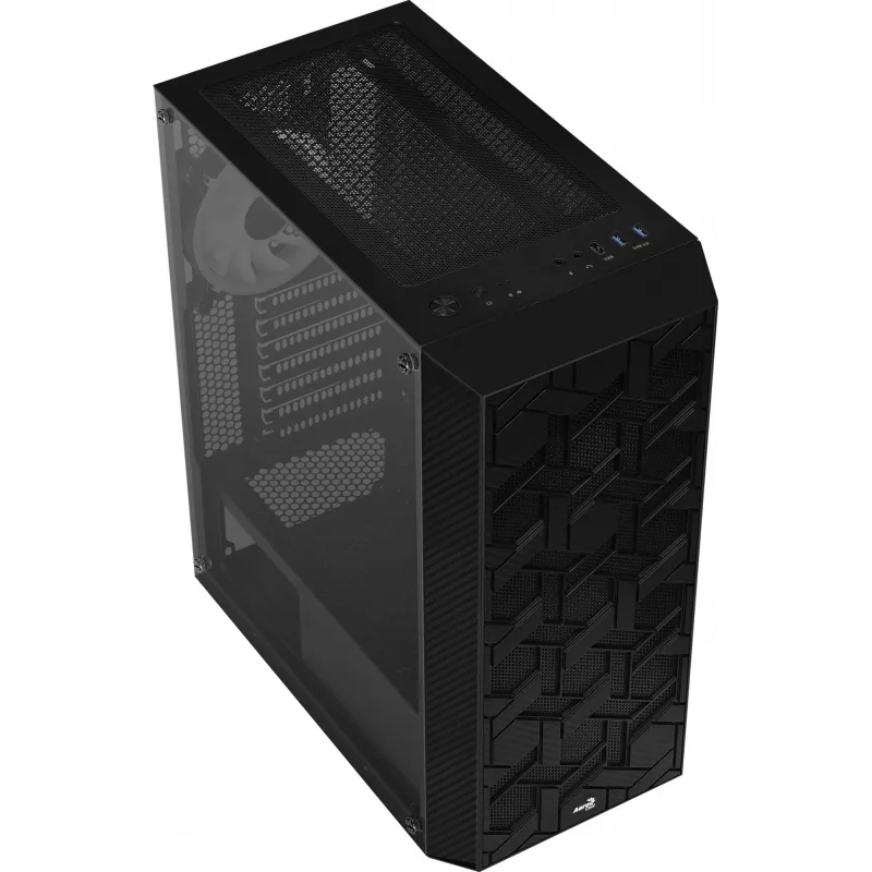 Aerocool Hive FRGB Midi Tower musta