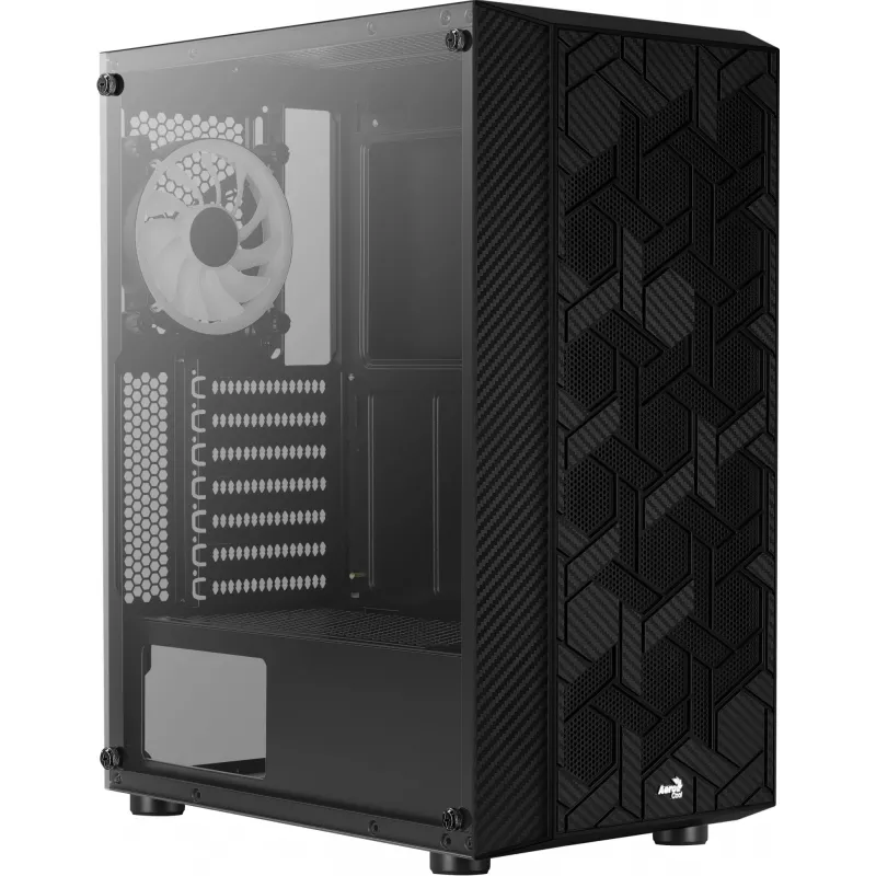 Aerocool Hive FRGB Midi Tower musta