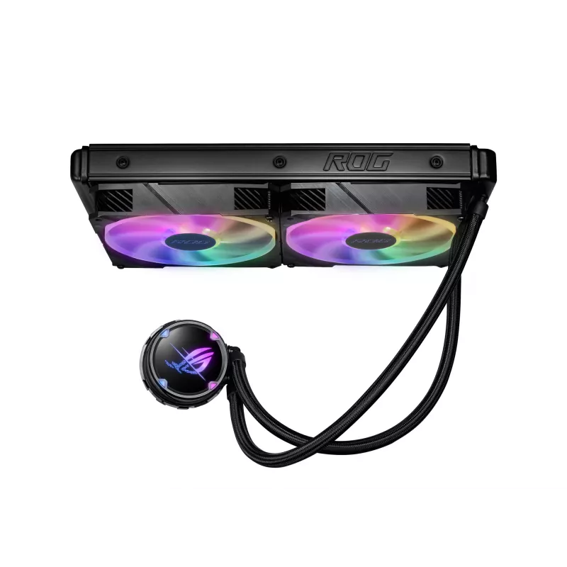 ASUS ROG STRIX LC II 280 ARGB prosessori all-in-one-nestekühdytin 14 cm musta 1 kpl