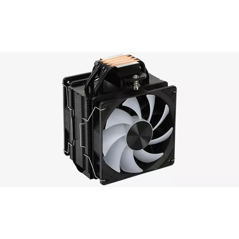 Aerocool Rime 4 Dual -prosessorituuletin 12 cm musta 1 kpl