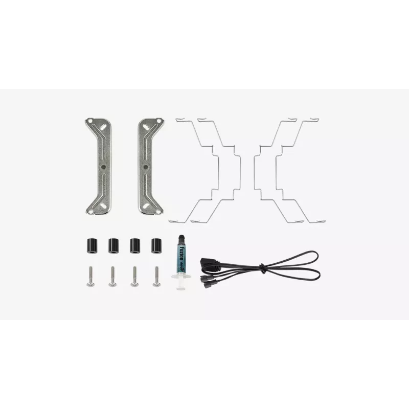 Aerocool Rime 4 Dual -prosessorituuletin 12 cm musta 1 kpl
