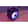 Aerocool Rime 4 Dual -prosessorituuletin 12 cm musta 1 kpl