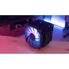 Aerocool Rime 4 Dual -prosessorituuletin 12 cm musta 1 kpl