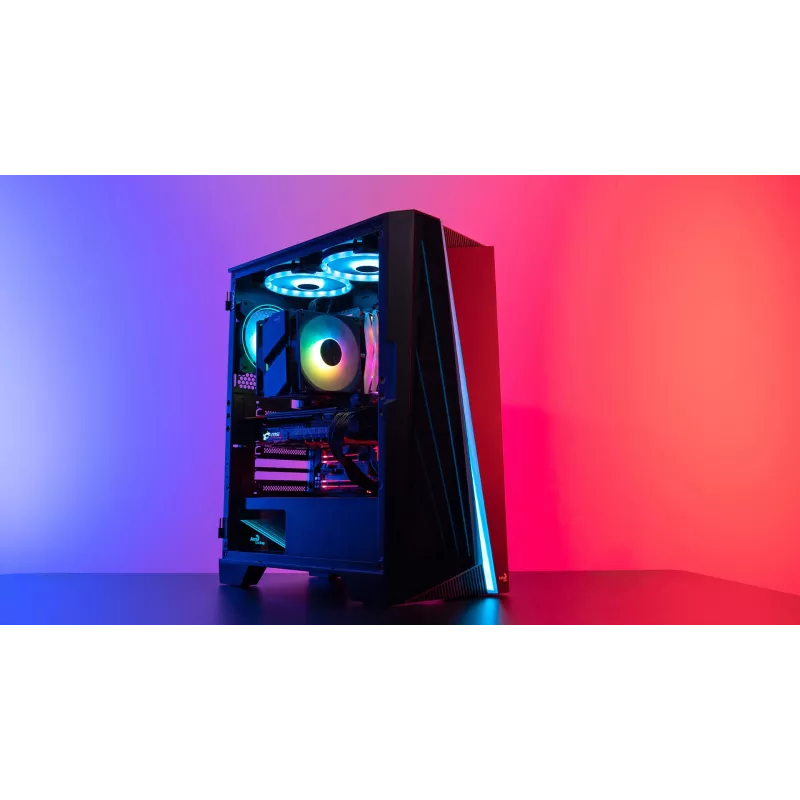 Aerocool Rime 4 Dual -prosessorituuletin 12 cm musta 1 kpl