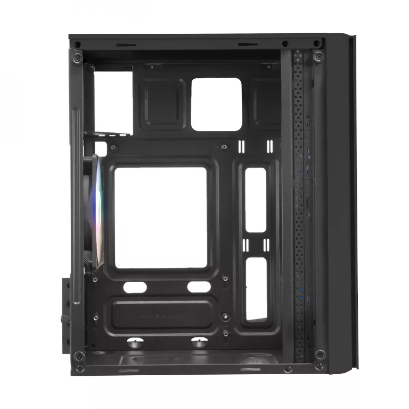 Mars Gaming MC300 Micro ATX -kotelo karkaistu lasi 3xFRGB-tuuletin musta