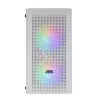 Mars Gaming MC300W Micro-ATX-kotelo karkaistu lasi, 3x FrGB -tuuletin, valkoinen
