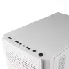 Mars Gaming MC300W Micro-ATX-kotelo karkaistu lasi, 3x FrGB -tuuletin, valkoinen