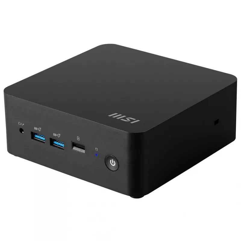 MSI Cubi NUC 13MQG-065BEU 0,84L-PC musta i7-1365U Intel SoC
