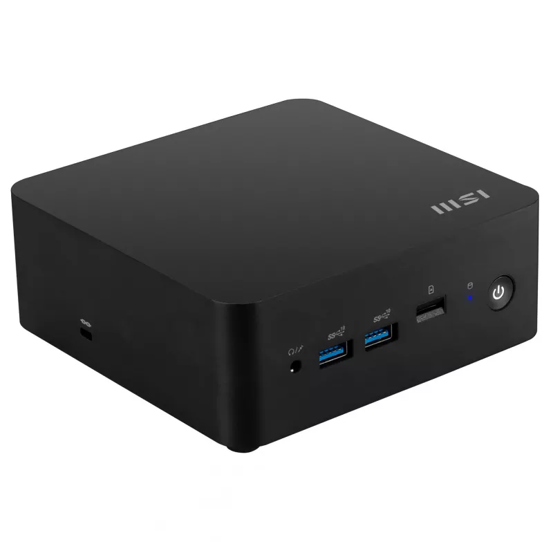 MSI Cubi NUC 13MQG-065BEU 0,84L-PC musta i7-1365U Intel SoC