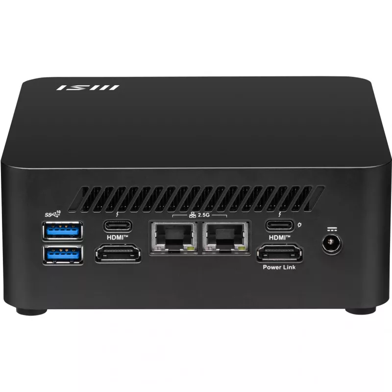 MSI Cubi NUC 13MQG-065BEU 0,84L-PC musta i7-1365U Intel SoC