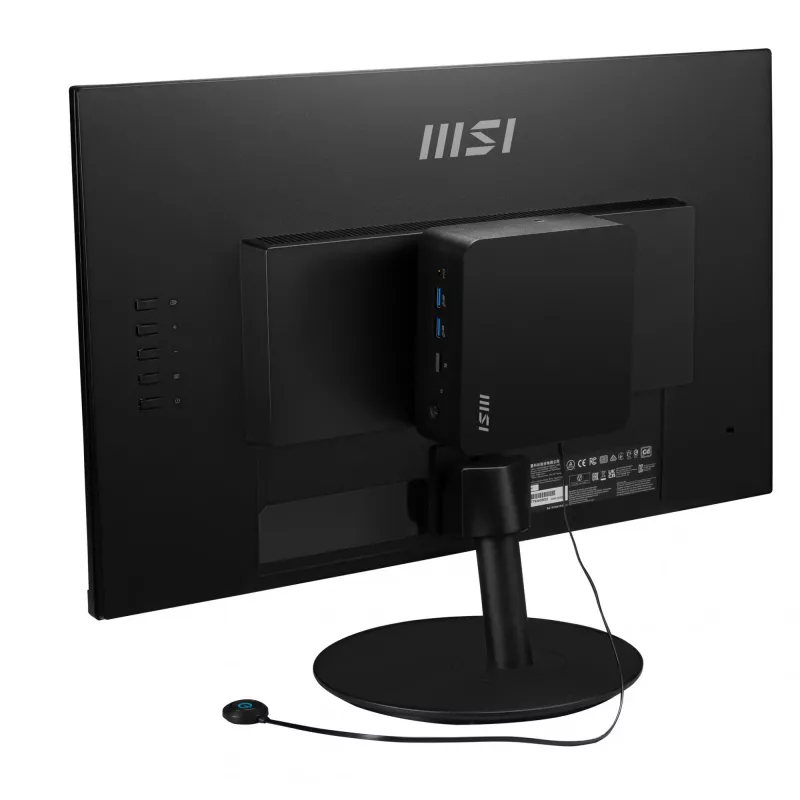 MSI Cubi NUC 13MQG-065BEU 0,84L-PC musta i7-1365U Intel SoC