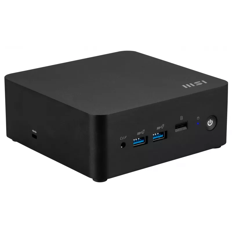 MSI CUBI NUC 1MG-244BEU PC/Työasema Barebone 0,84-L-PC musta 100U Intel SoC