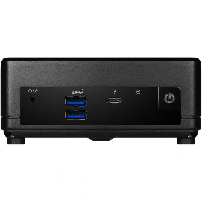 MSI Cubi 5 12M-458EU Intel® Core™ i5 i5-1235U 8 GB DDR4-SDRAM 512 GB SSD Windows 11 Pro Mini-PC musta