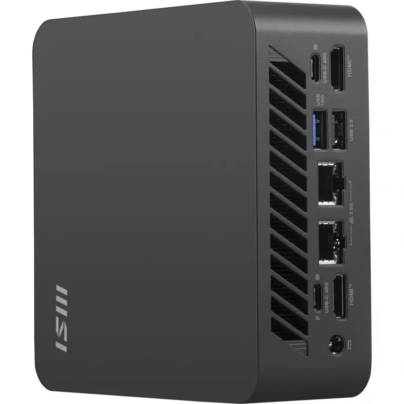 Mini-PC MSI Cubi Z AI 8M Barebone R9-8945HS — 0GB, ei käyttöjärjestelmää